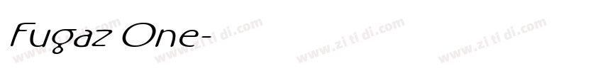 Fugaz One字体转换